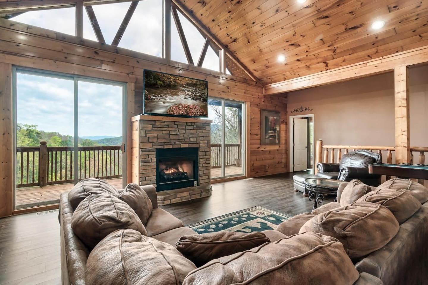 Top Mtn Views, Hottub, Games, 4 Suites, Pets Sevierville Bagian luar foto